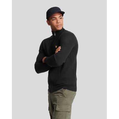 Cardigan en mélange de laine zippé LYLE & SCOTT