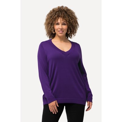 Pull col en V, manches longues ULLA POPKEN