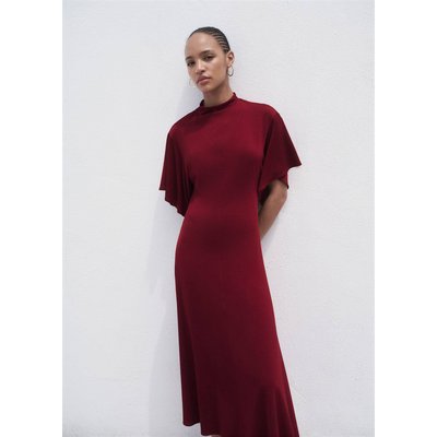 Robe large manches évasées MANGO
