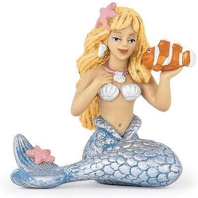 Figurine Sirène argentée PAPO