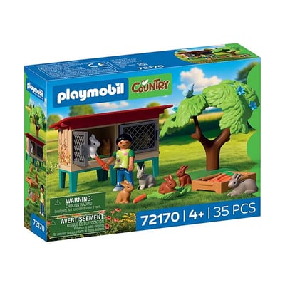 Clapier à lapins et accessoires PLAYMOBIL