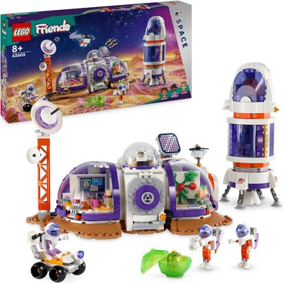 La station spatiale martienne et la fusée LEGO