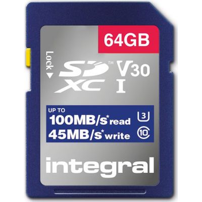 Cartes memoire INTEGRAL INSDX64G-100V30 - INSDX64G-100V30 INTEGRAL