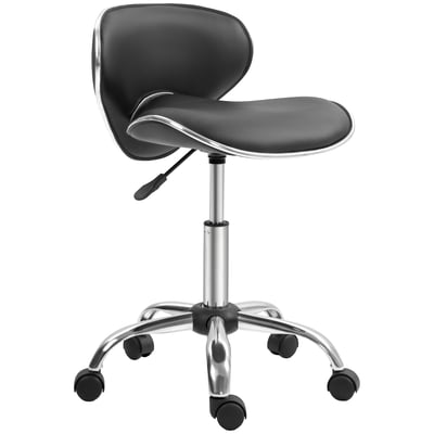 Tabouret de salon Polyuréthane Noir HOMCOM