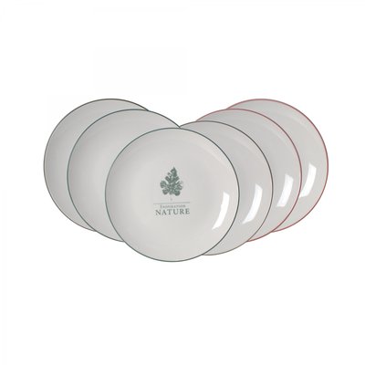 Lot de 6 assiettes à dessert, Hortus ARTIME