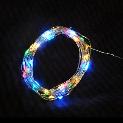 Guirlande interieur fil cuivre 20 led multicouleur DOUCEUR D'INTÉRIEUR