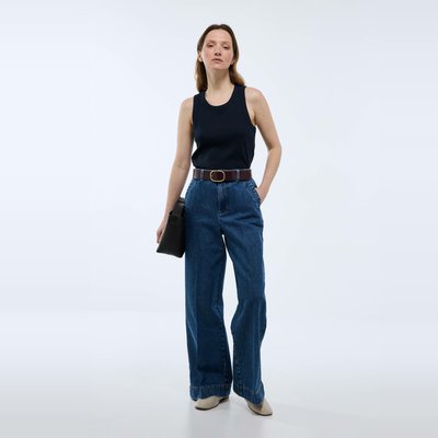 Jean large taille haute MONOPRIX