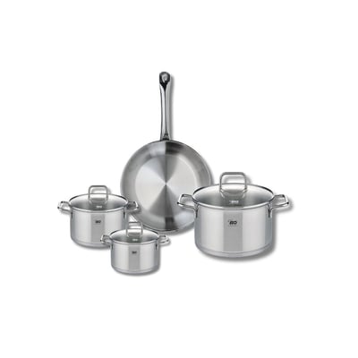 Batterie 1 poêle 24cm + 3 faitouts 12/14/20cm PROFI CITRIN ELO