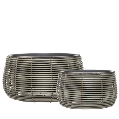 Conjunto de vasos em polyrattan, BORGHESI BORGHESI