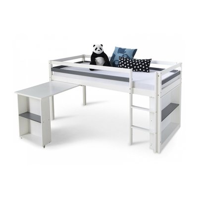 Lit Mezzanine Avec Bureau HOMESTYLE4U