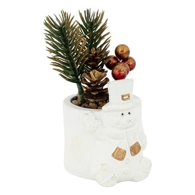 Plante en pot Noël H12cm ATMOSPHERA