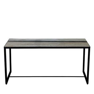 Table basse en marbre et métal 100x46cm  - INES BLOOMINGVILLE