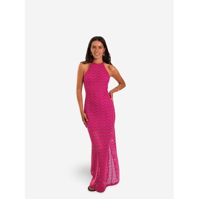 Robe midi en maille ajourée THE-ARE