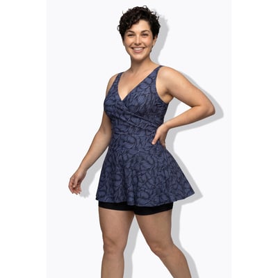 Robe de bain à bonnets souples. Décolleté ULLA POPKEN