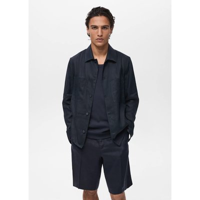 Surchemise 100 % lin poches MANGO MAN