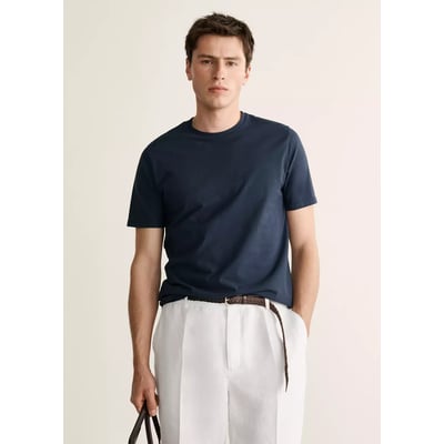 T-shirt slim-fit 100 % coton MANGO MAN