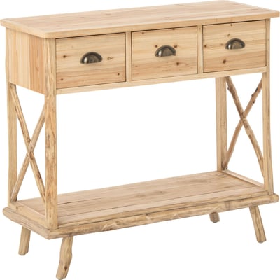 Console en bois de sapin avec tiroirs RECOLLECTION