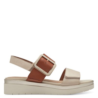Sandale à talon en cuir TAMARIS