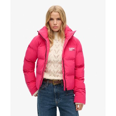 Doudoune droite à capuche SUPERDRY