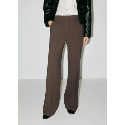 Pantalon flare coutures MANGO