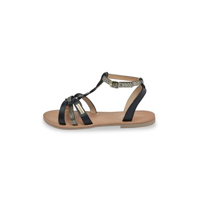 Sandales cuir talon plat LES TROPEZIENNES PAR M BELARBI