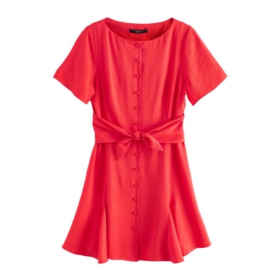 Robe courte avec lien à nouer la taille NEXT