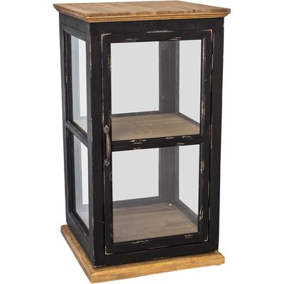 Vitrine rotative en bois 40 x 40 x 74 cm ANTIC LINE CRÉATIONS