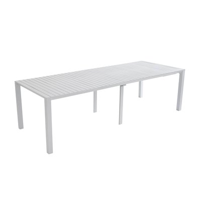 Table de jardin extensible (52/260 x 100 x 74 cm) en aluminium, EXTENSIA OVIALA