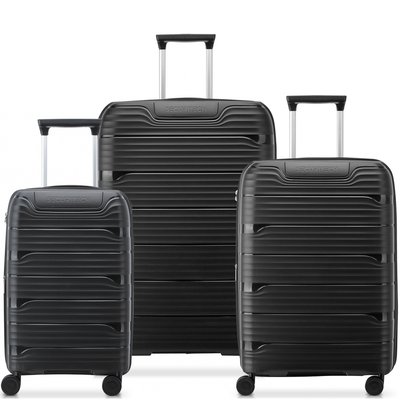 Lot 3 valises rigides dont 1 cabine Securitech Dune TSA DELSEY PARIS
