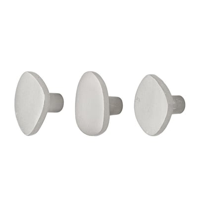 Petites patères aluminium  FERRI set de 3 BLOOMINGVILLE
