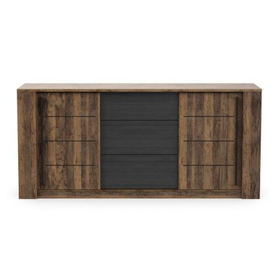 Enfilade 3 tiroirs et 2 portes coulissantes L206 cm - MALA CALICOSY