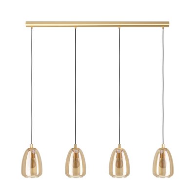 Suspension 4 lumières ALOBRASE verre EGLO