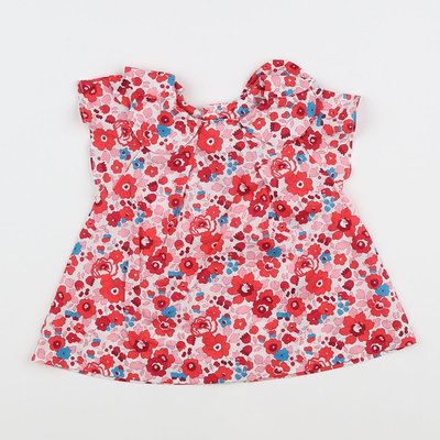 Blouse liberty tres bon etat rose Jacadi La Redoute