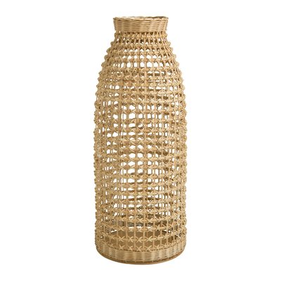 Vase UMALA rotin BLANC D’IVOIRE