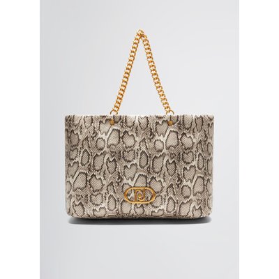 Shopper LaPuffy imprimé python LIU JO