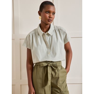 Top en seersucker rayé coton CYRILLUS