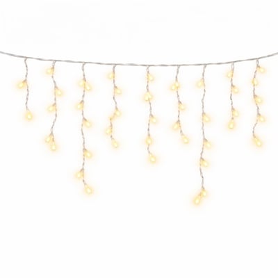 Guirlande Pro Stalactite 50m Blanc Chaud Fixe 1800 Led 230v MILLUMINE