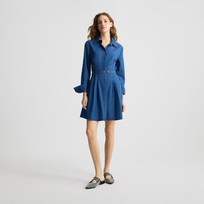 Robe chemisier en toile denim LIU JO