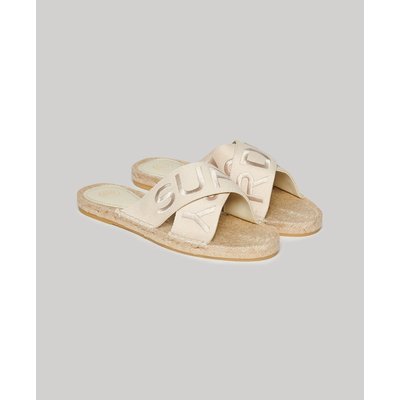 Mules type espadrilles à brides croisées SUPERDRY