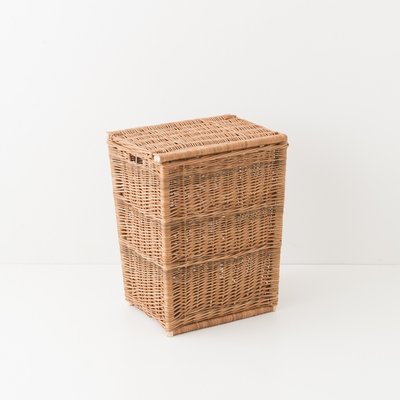 Panier à linge ht 54cm en osier RECTANGULAIRE KOK