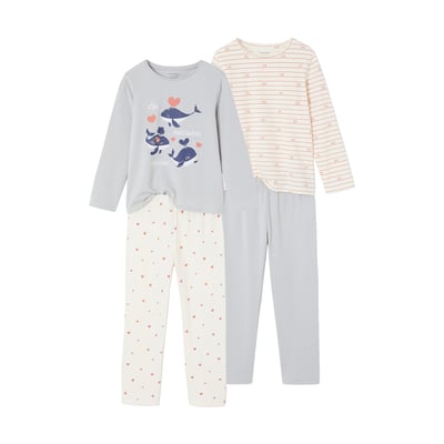 Lot de 2 pyjamas VERTBAUDET