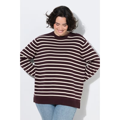 Pull rayé, patte de boutonnage ULLA POPKEN