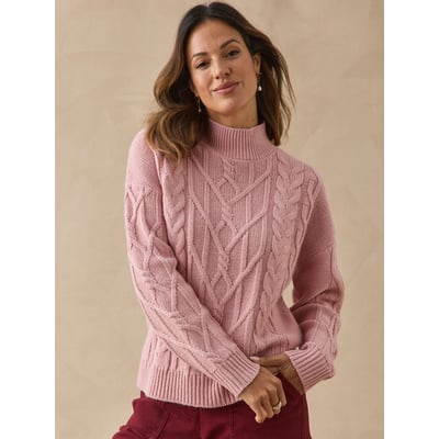 Pull court torsadé col montant DAXON