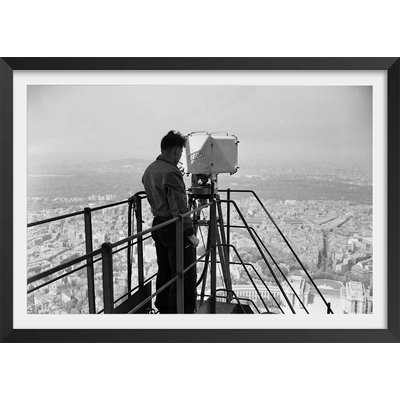 Affiche photo ancienne - Télévision - La Tour Eiffel HEXOA