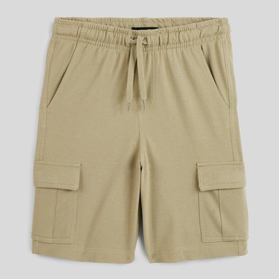 Short cargo élastique à cordon, BIO MONOPRIX