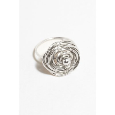 Bague Maxi Rosa - Argent YAY PARIS