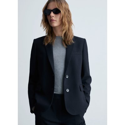 Veste de costume fines rayures MANGO