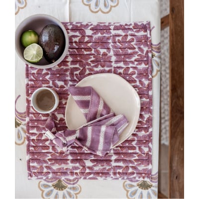 Set de table imprimée Manoa BINDI ATELIER