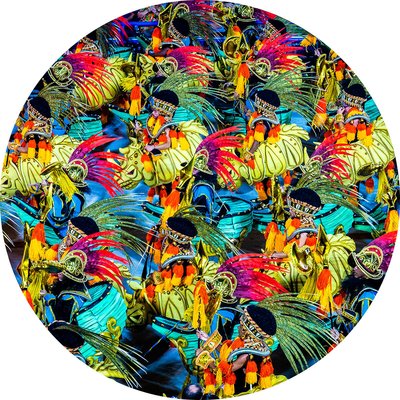 Tirage Sur Aluminium Carnaval De Rio 40 Cm TIRAGE D'ART CEANOTHE