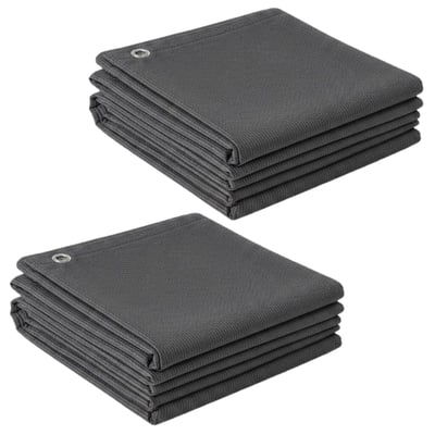 Lot de 2 brise-vues occultants en HDPE TOILINUX